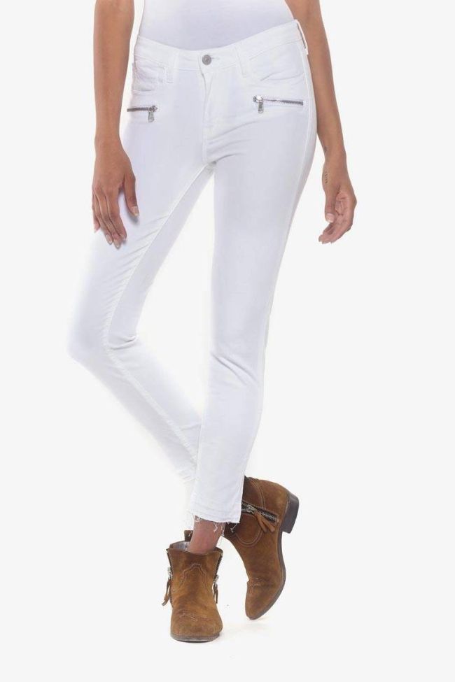 7/8th Kiev Power Skinny white jeans