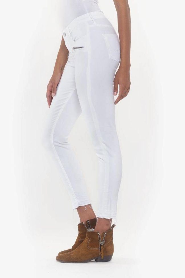 7/8th Kiev Power Skinny white jeans