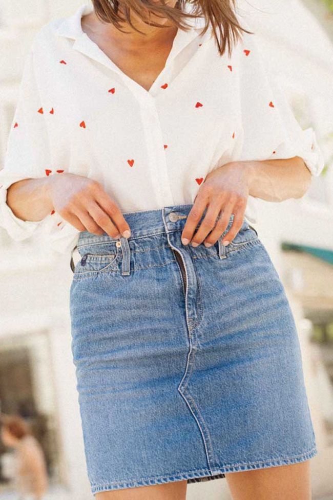 Blue Laure denim skirt