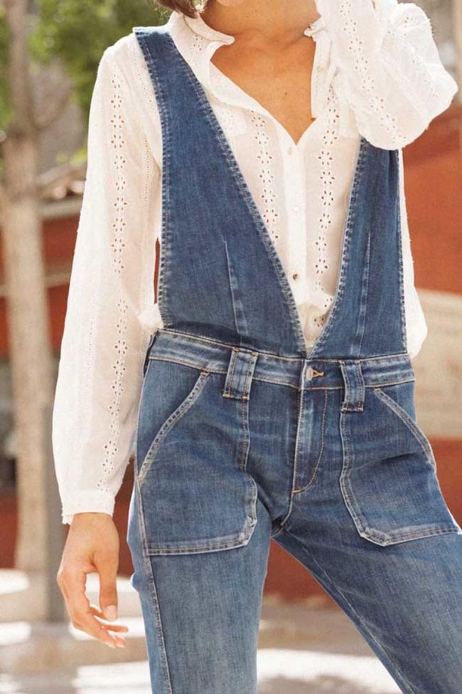 Blue Mara denim dungarees