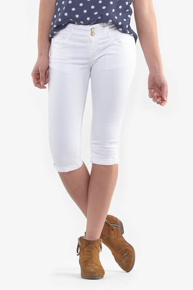 White Mily capri