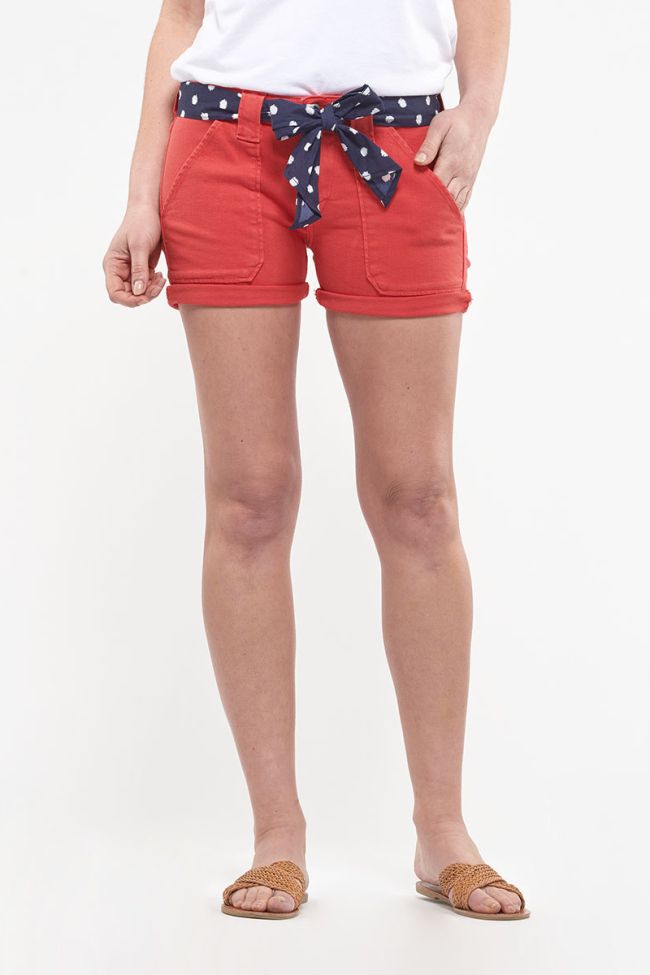 Red Olsen denim shorts