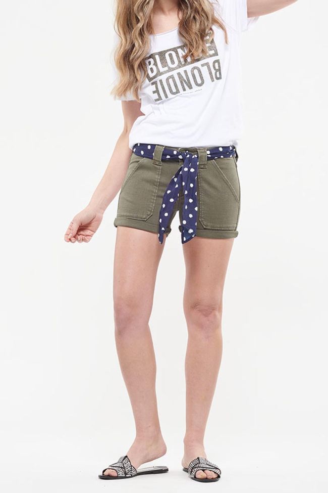 Khaki Olsen denim shorts