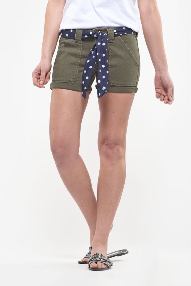 Khaki Olsen denim shorts