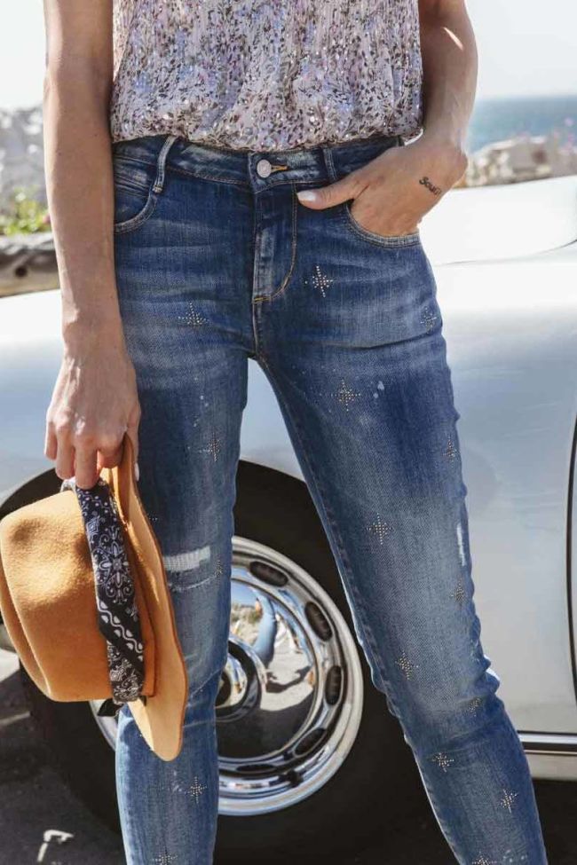 Seoul Blue 7/8th Power Jeans  N°4