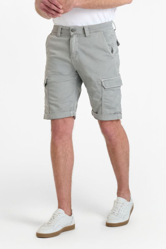 Grey Jogg Damon army-style Bermuda shorts