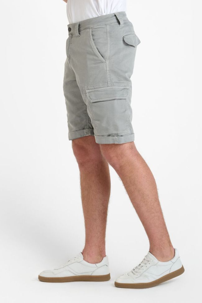 Grey Jogg Damon army-style Bermuda shorts