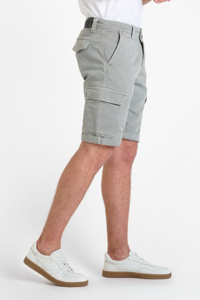Grey Jogg Damon army-style Bermuda shorts