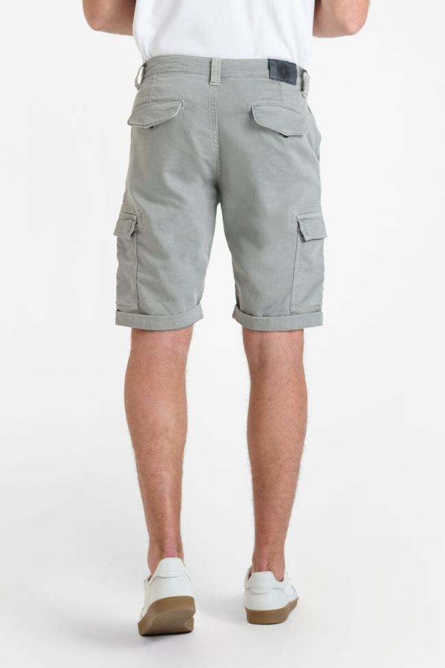 Grey Jogg Damon army-style Bermuda shorts