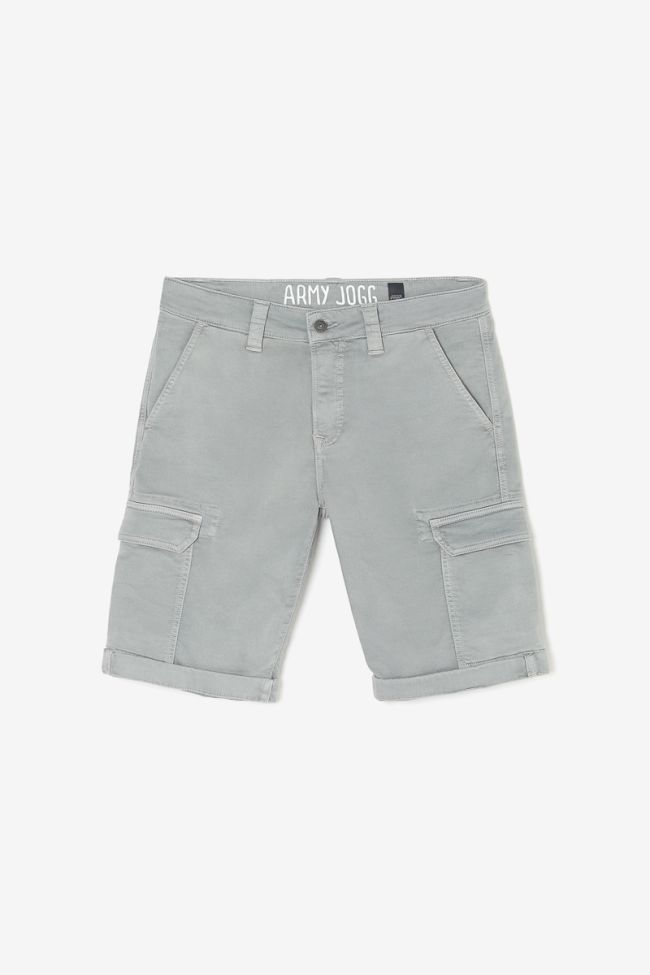 Grey Jogg Damon army-style Bermuda shorts