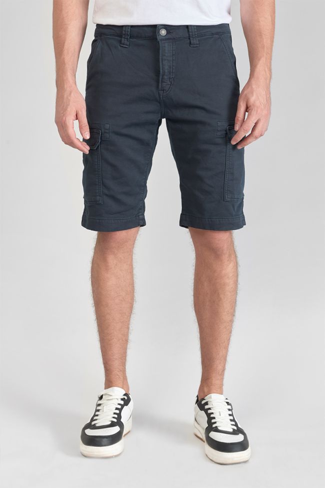 Midnight blue Jogg Damon army-style Bermuda shorts