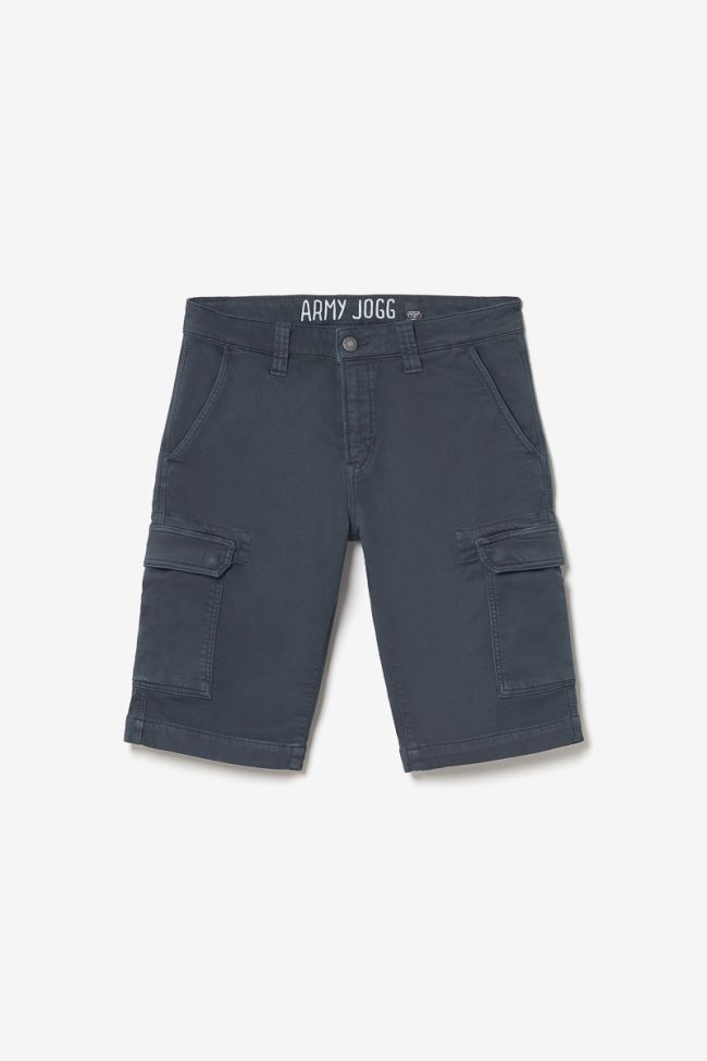 Midnight blue Jogg Damon army-style Bermuda shorts