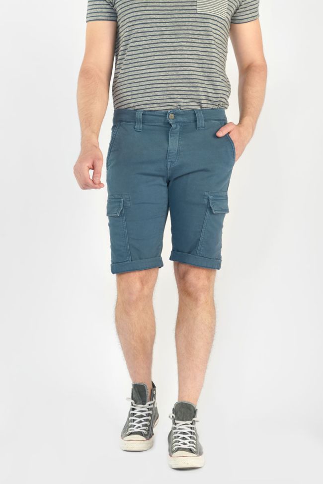Midnight blue Jogg Damon army-style Bermuda shorts