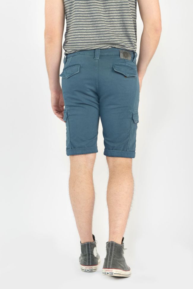 Midnight blue Jogg Damon army-style Bermuda shorts