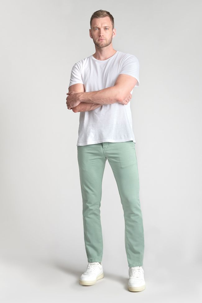 Pantalon chino Jogg Kurt vert d'eau