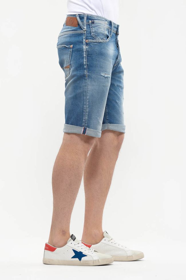 Stonewashed blue Laredo Bermuda destroy shorts