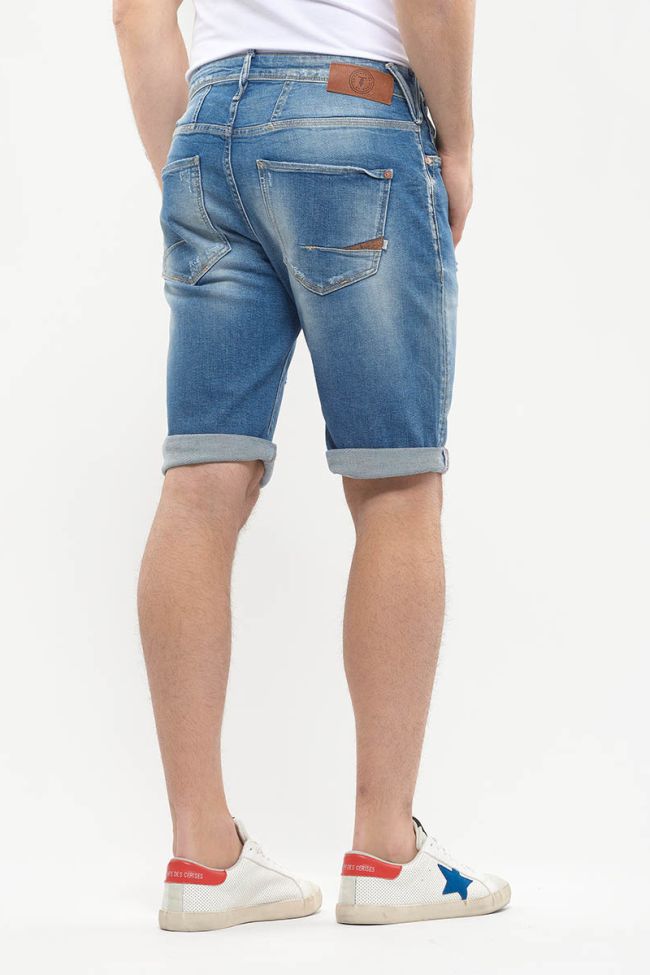 Stonewashed blue Laredo Bermuda destroy shorts