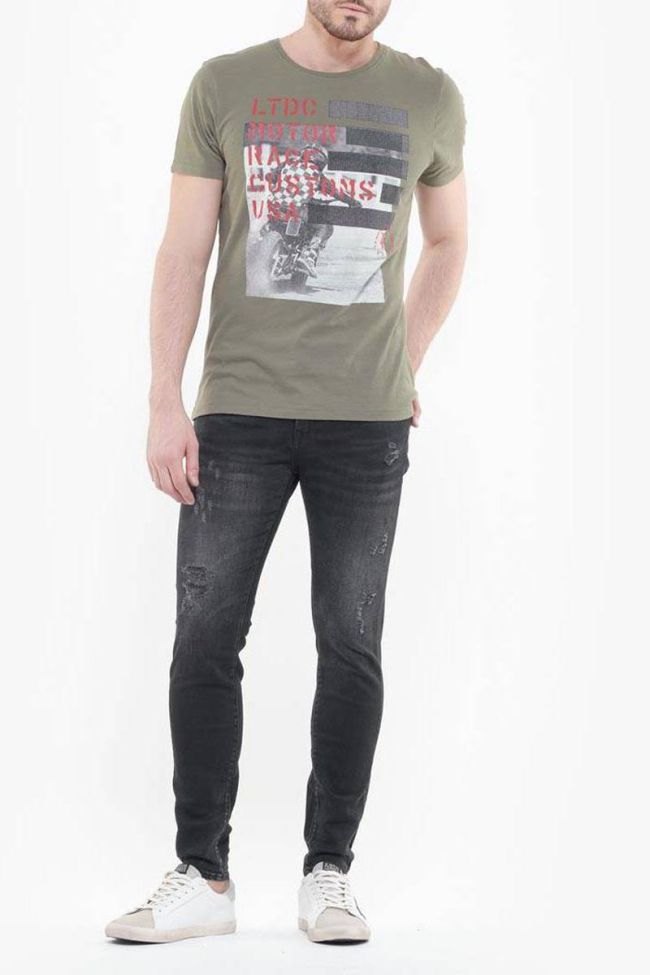  Power skinny 7/8th jeans destroy black N°1