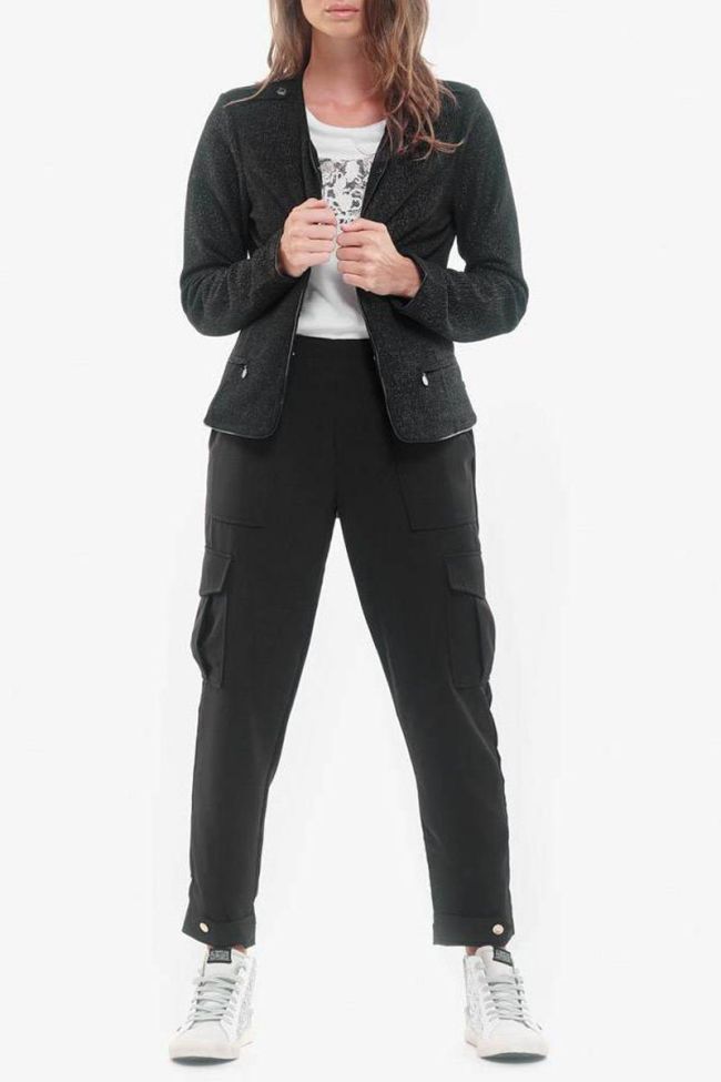 Esmera black cargo trousers