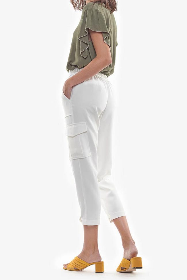 Esmera off-white cargo trousers