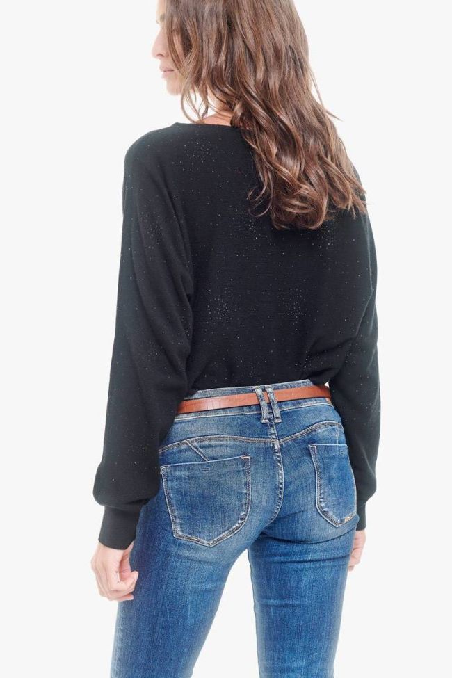 Brown leather Célia belt