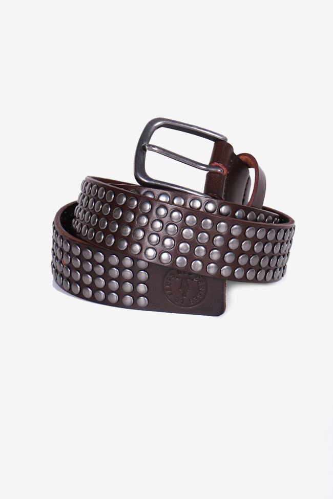Brown leather Dolm belt