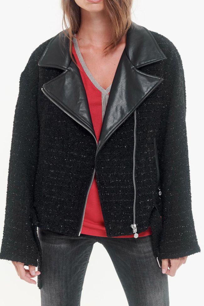 Black Alisson biker jacket