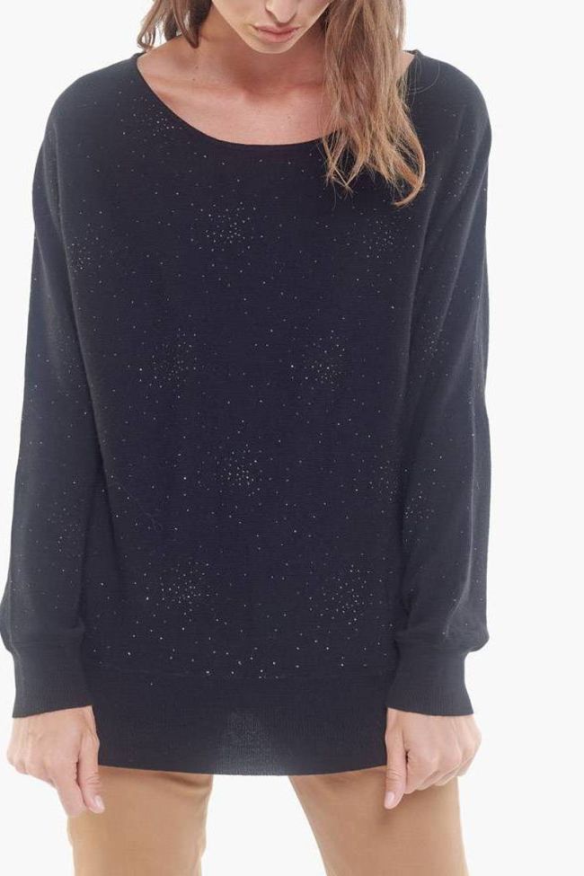 Glittery black Betsy pullover