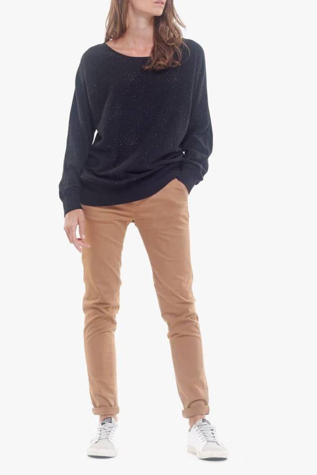 Glittery black Betsy pullover
