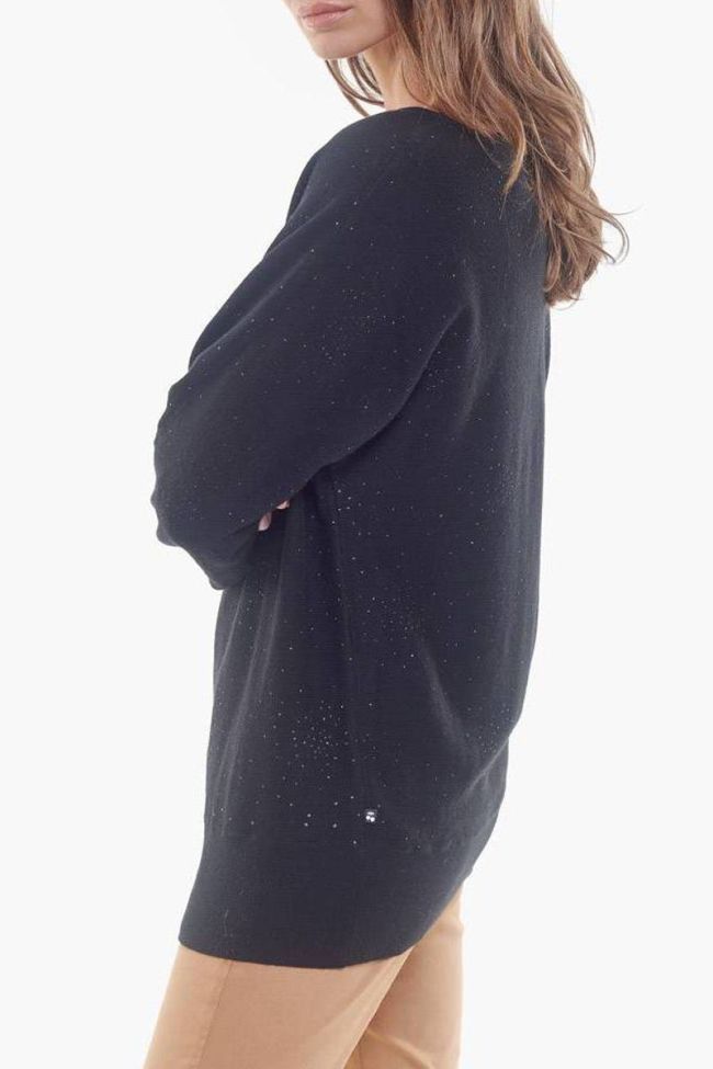 Glittery black Betsy pullover