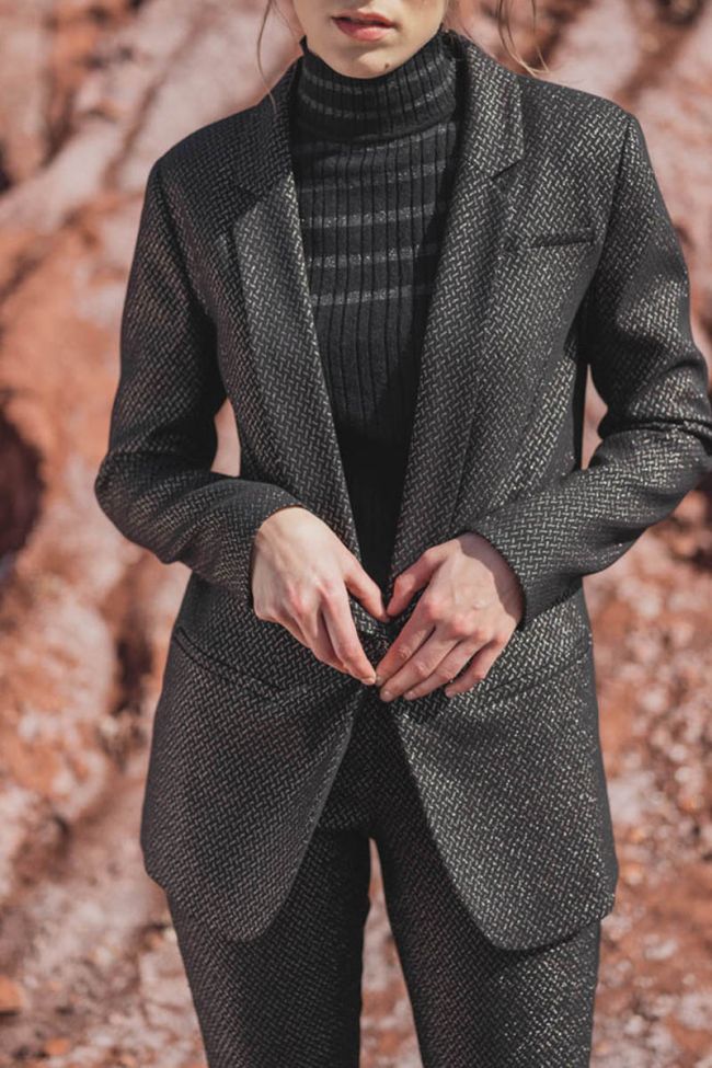 Black and gold Calipso blazer