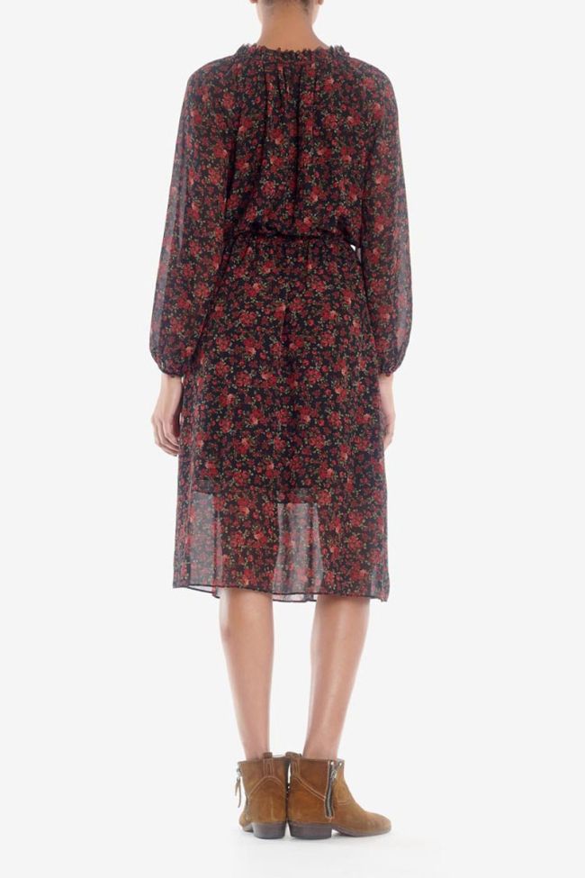 Mid-length red Damia dress