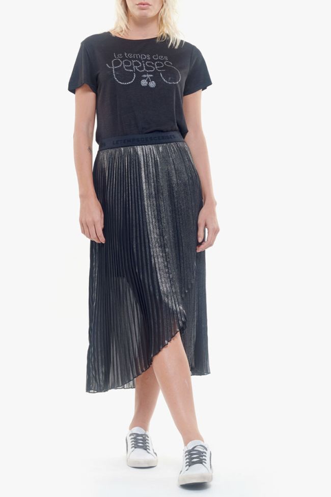 Silver Kimberly pleated skirt