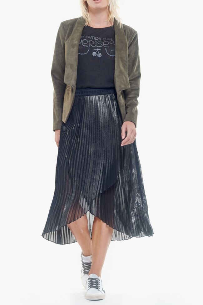 Silver Kimberly pleated skirt