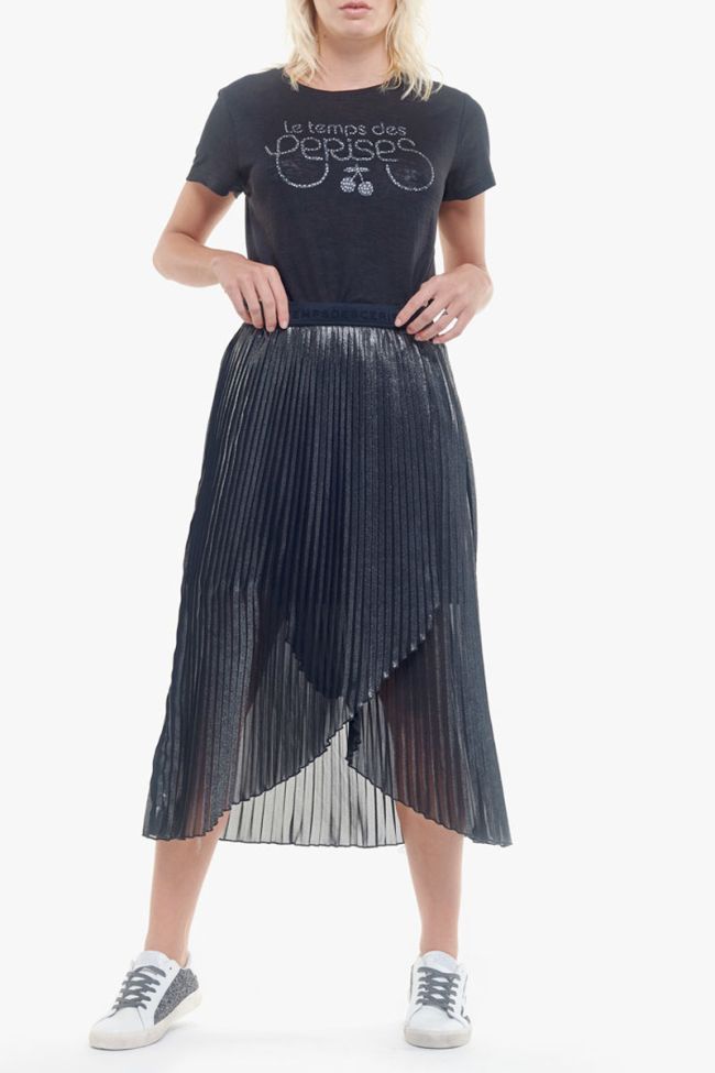 Silver Kimberly pleated skirt