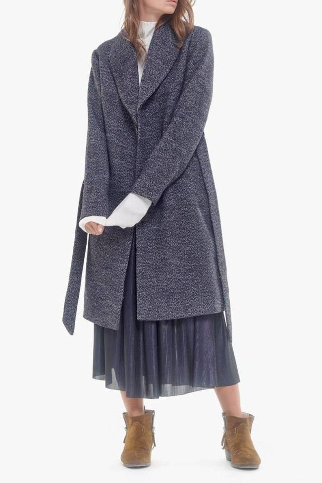 Navy wool Prince coat