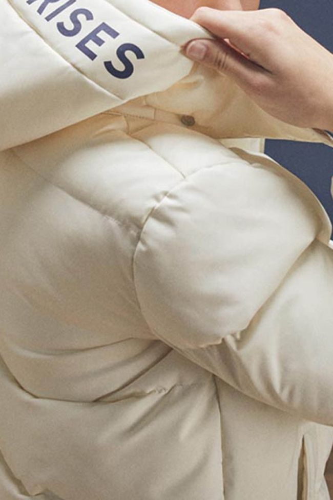 Cream Ammagi down jacket