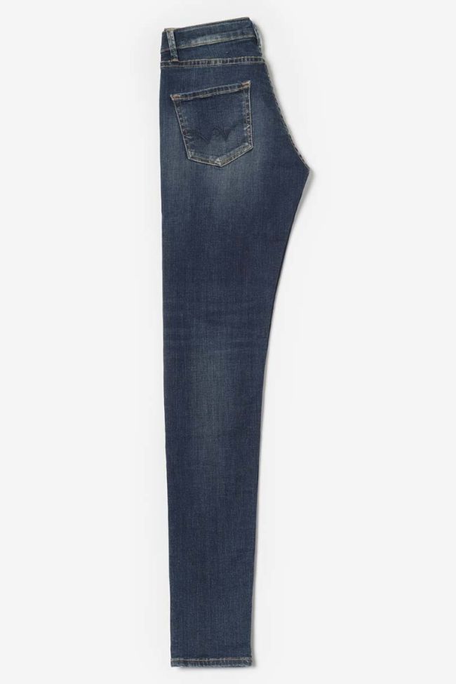 Blue high waist power basic slim jeans N°2