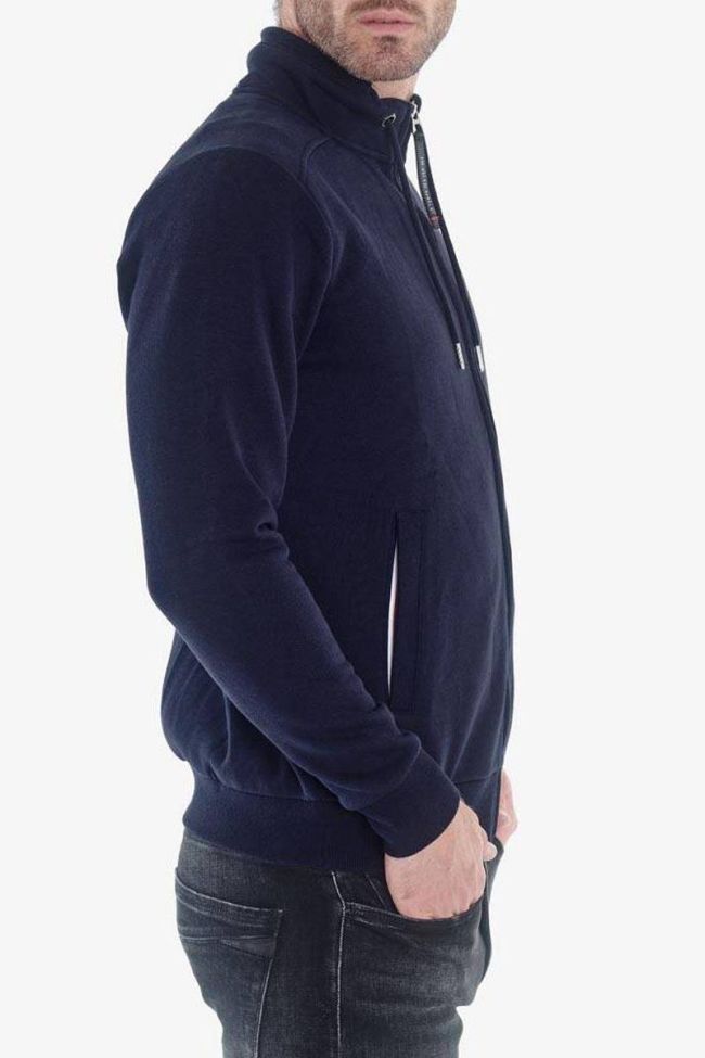 Navy Brizar zipped sweatshirt