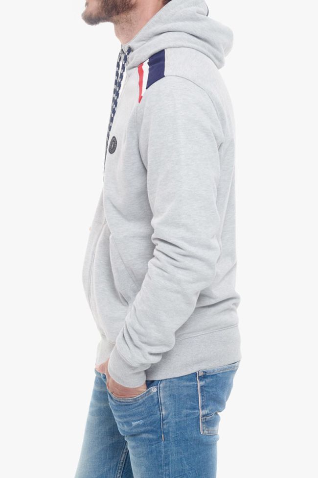 Celto zipped sweatshirt grey