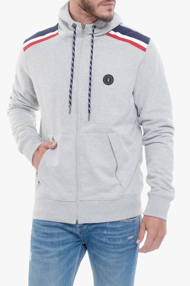 Celto zipped sweatshirt grey