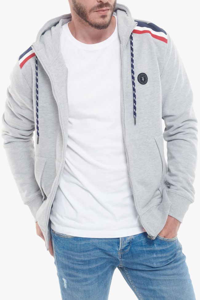 Celto zipped sweatshirt grey