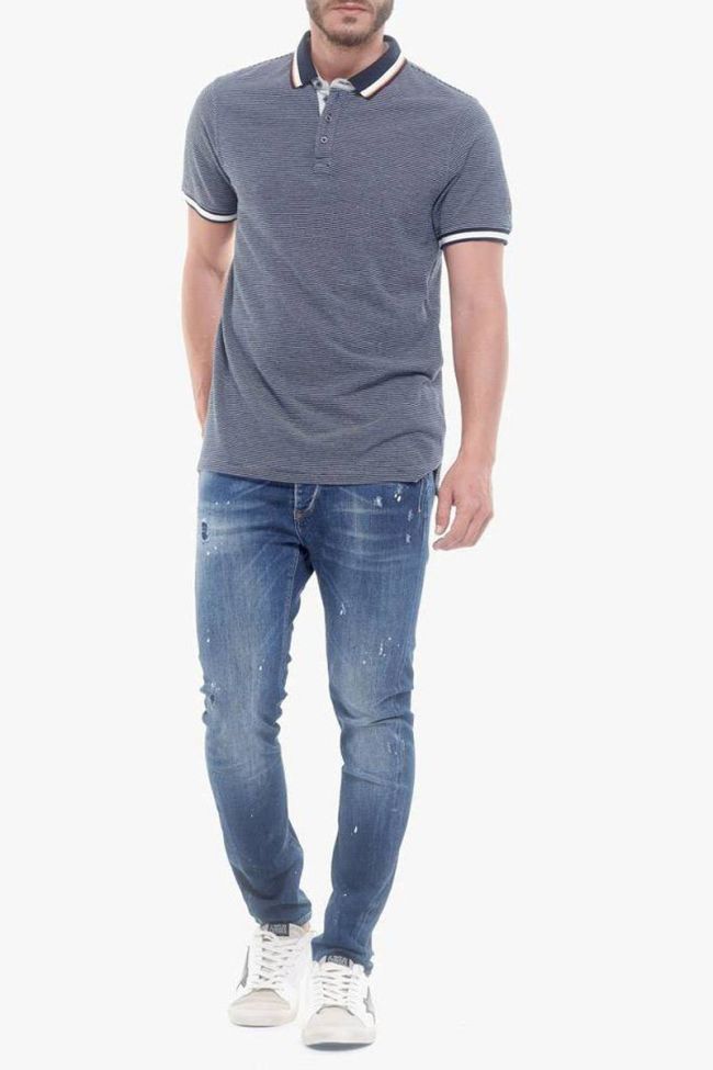 Navy Fizal polo shirt