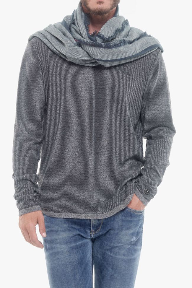 Gural thin scarf blue and red