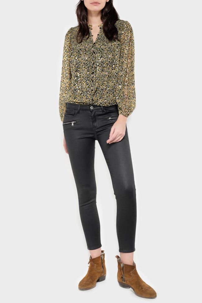 Power skinny 7/8th Cerf jeans black N°0