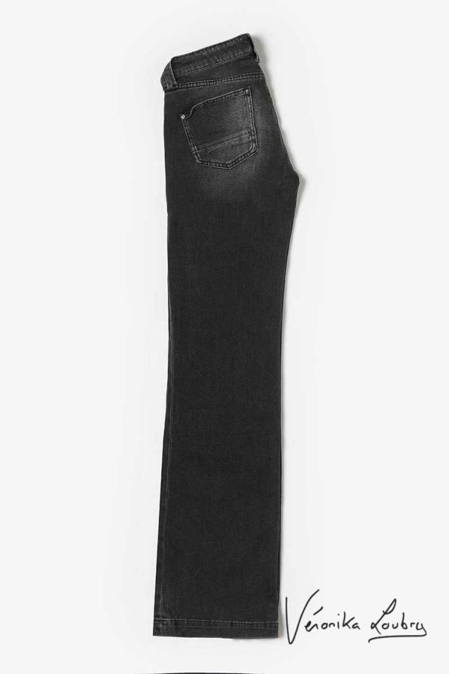 Agathe flare by Véronika Loubry jeans destroy black  N°1