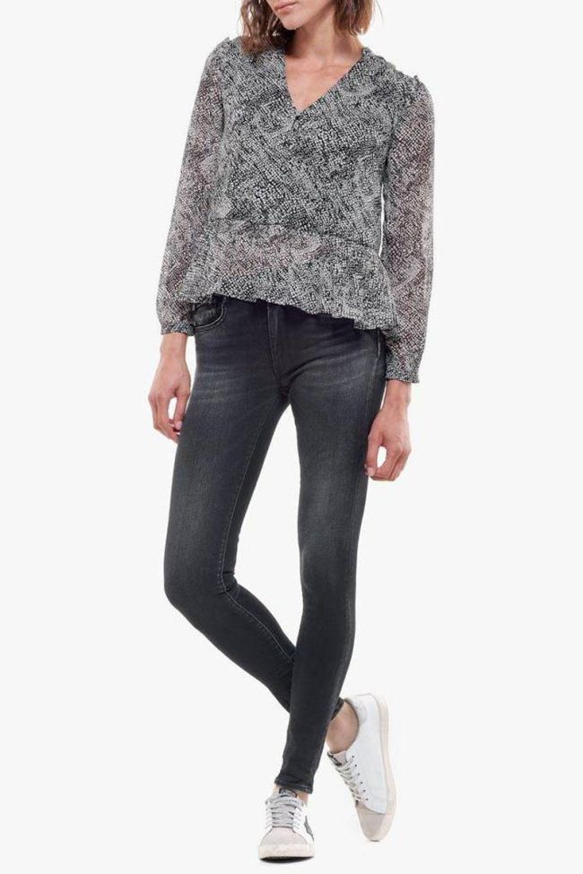 Pulp Slim High Waist Black Jeans N°1