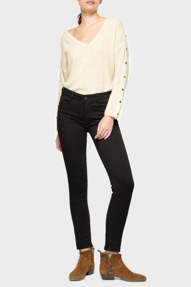 Pulp slim high waist black jeans N°0