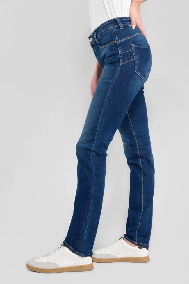 Jeans pulp regular taille haute bleu N°3