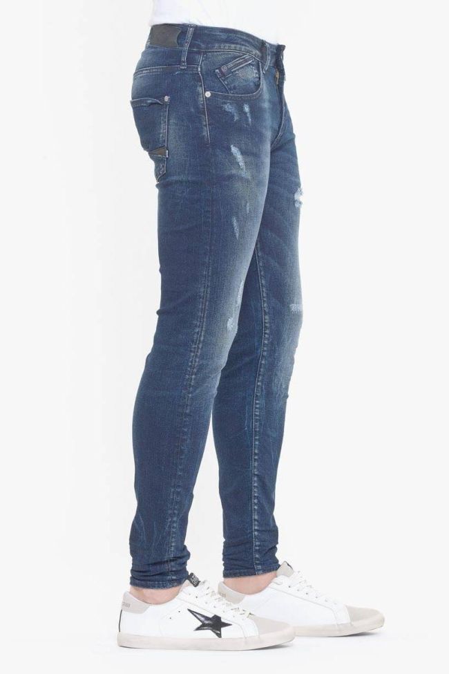 Power skinny 7/8th jeans destroy blue N°2